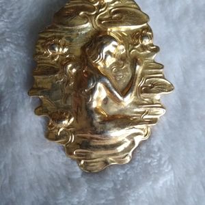 Freeform woman pendant one of a kind